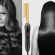 Private Label Afro Mini Hot Electric Comb Multi-functional Hair Comb Brush Straightener Curling Irons Hair Styling