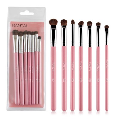 7pcs   Professional Make up Brushes Synthetic Hair Cruelty e Makeup brush set Cosmetic tool custom logo